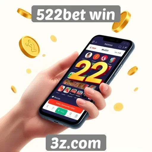 Facilidade de navegação em dispositivos móveis no 522bet win